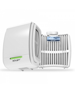 Oxygen Supreme Air Freshener Dispenser - White side and inner image on a white background - ESVI02SUPW