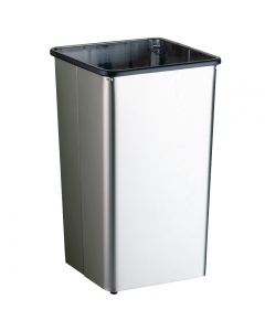 Floor-Standing Open-Top Waste Bin 79.5L image on a white background - B2280