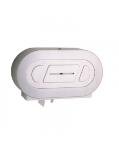 Surface-Mounted Twin Jumbo Roll Toilet Tissue Dispenser