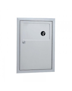 Recessed Sanitary Bin 4.5L Bobrick image on a white background - B353