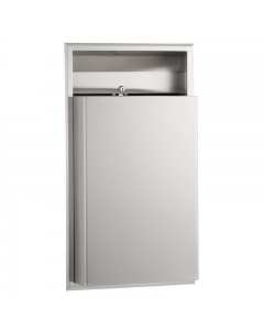 Recessed Waste Bin 45.4L Bobrick image on a white background - B3644