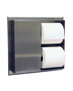 Partition-Mounted Multi-Roll Toilet Tissue Dispenser 