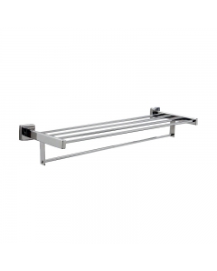 Surface-Mounted Towel Shelf with Towel Bar