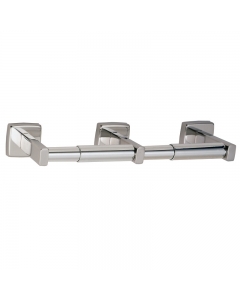 Dual Toilet Roll Holder Polished Bobrick