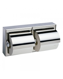 Dual Surface Mounted Toilet Roll Dispenser Polished Bobrick