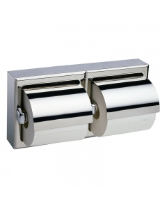 Dual Surface Mounted Toilet Roll Dispenser Satin Bobrick