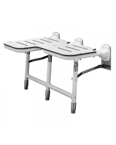 Bobrick Bariatric Folding Shower Seat with Legs Right