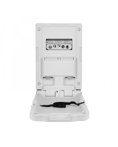 Safe Hands Baby Changing Table Wall Mounted Vertical front view image open - BABH88