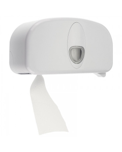 Prestige Coreless Toilet Roll Dispenser White Front