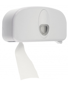 Prestige Corematic Toilet Roll Dispenser White Front