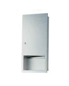 Dolphin Recessed Stainless Steel Paper Towel Dispenser