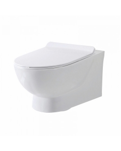 Scudo Belini Rimless Wall Hung Pan and Soft Close Seat Plain Image