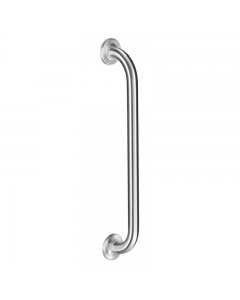 Prestige Brushed Satin Stainless Steel 600mm Grab Rail on a white background - BF600-600