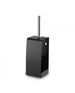 Prestige Ecoline Toilet Brush Set and Holder - Matt Black