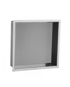 JTP VOS Chrome Square Shower Niche 300mm x 300mm 