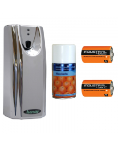 Lunar Spraytec Air Freshener Starter Pack - Chrome