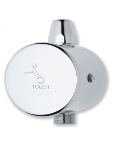 Touch Shower Control Surface Mounted Piezo Dolphin Blue