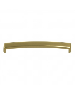 Prestige 170mm Brushed Brass Chunky D-Shape Handle close up image - CNPW106213
