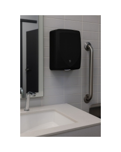 Dryflow Slimforce Automatic 1kW Black Hand Dryer 