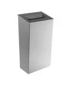 Prestige Brushed Stainless Steel 30 Litre Wastebin on a white background 78202SS