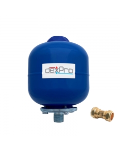 Dexpro Delux 2ltr Expansion Vessel With Check Valve image on a white background - DXUKIT1