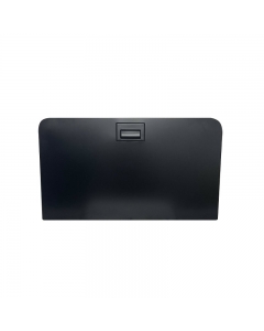 Safe Hands Horizontal Wall Mounted Baby Changing Unit Smooth Matt Black front image - BABN33SMB