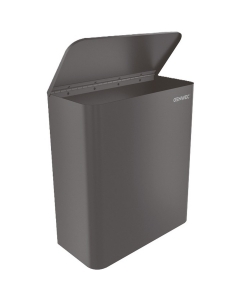 Genwec Wall Mounted Sanitary Napkin Bin 7Ltr Smooth Matt Black GW06150403