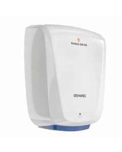 Genwec Verdedri Hand Dryer Aluminium - White