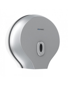 Genwec ABS Silver Jumbo Toilet Paper Dispenser  image on a white background - GW03190104