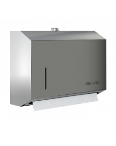 Genwec Polished Stainless Steel Paper Towel Dispenser