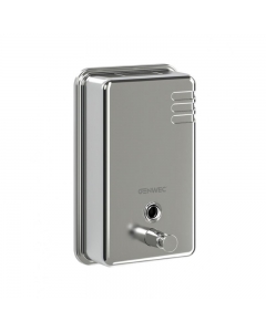 Genwec Vertical Soap Dispenser 1100ml Stainless Steel - Polished