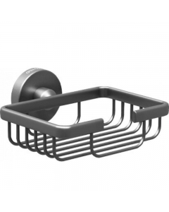 Genwec Nimbus Stainless Steel Soap Basket Brushed Metal