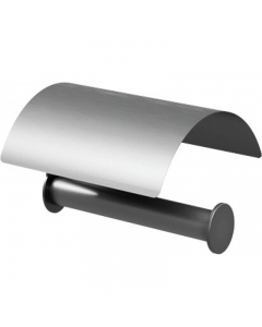 Genwec Nimbus Brushed Metal Single Toilet Roll Holder With Cover
GW05760409B