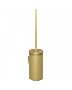 Genwec Nimbus Brushed Gold Toilet Brush Set