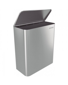 Genwec 7Ltr Wall Mounted Sanitary Napkin Bin Brushed Stainless GW06150401