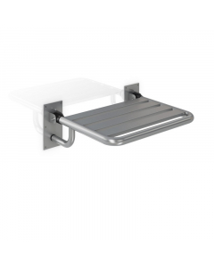 Genwec Folding Shower Seat Brushed Stainless Steel