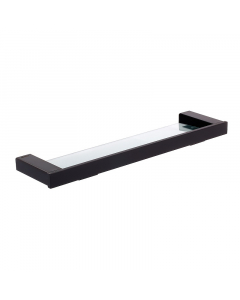 Matt Black Glass Shelf