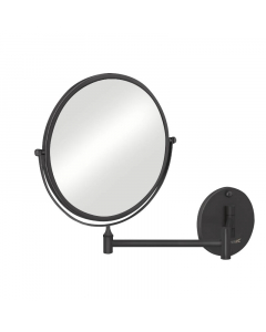 Matt Black Wall Mounted Mirror