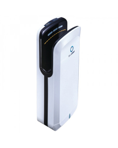 White and Black Jet Blade Hand Dryer