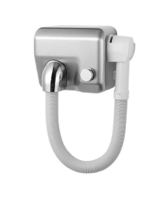 Prestige 1200W Brushed Stainless Steel Leisure Centre Push Button Hair Dryer image - HRH11SW