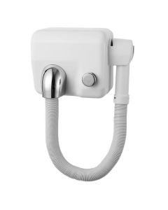 Prestige White 1200W Leisure Centre Push Button Hair Dryer