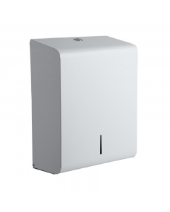 Opal White Metal Hand Towel Dispenser