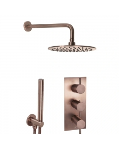 JTP Vos 2 Outlet Shower Combination - Brushed Bronze