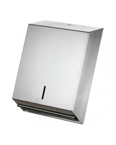 Prestige Plasma Stainless Steel Paper Towel Dispenser side