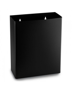 Prestige Ecoline 23L Wall Mounted Open Top Bin - Matt Black image - E-23WOT/MBK