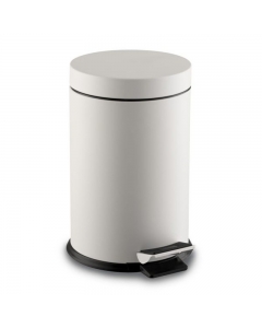 Prestige Ecoline White Stainless Steel Pedal Bin 5L - 20L Capacity image - EWPMWH