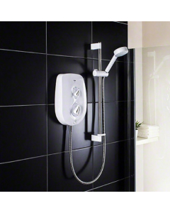 Mira Vie White/Chrome Electric Shower - 8.5kW