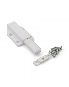 Sugatsune Magnetic Touch Push To Open Door Latch - White