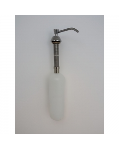 Prestige Vanity Top Chrome Soap Dispenser 1000ml 100mm Spout attached to bottle - 03101B