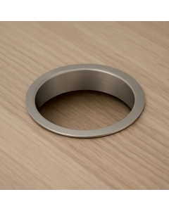 Prestige Sugatsune Stainless Steel Circular Waste Chute - 170mm in situ - AN-DH015-HL